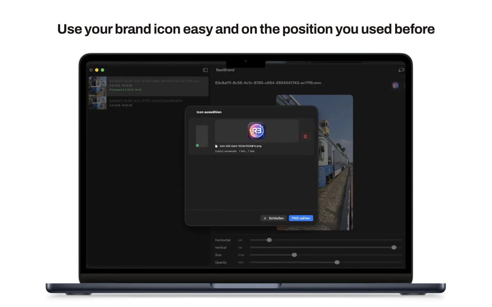 Reel Brand screenshot Mac 3