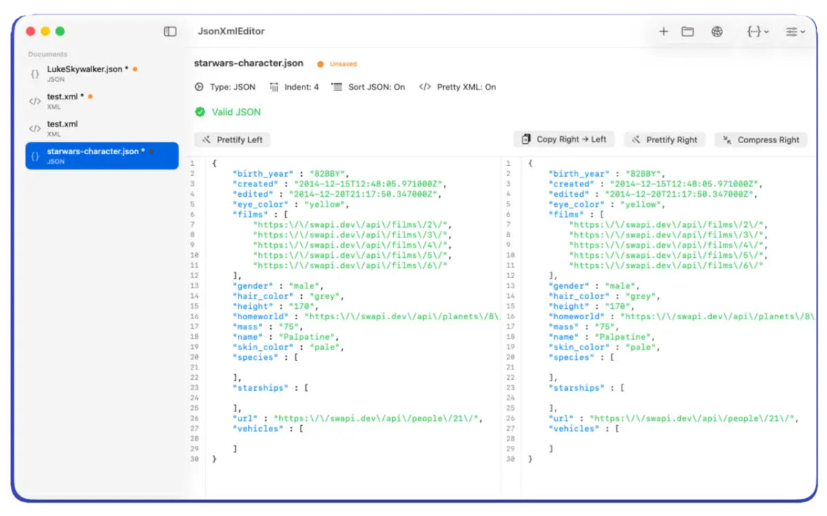 JsonXmlEditor screenshot 3