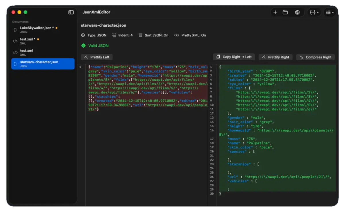 JsonXmlEditor screenshot 4