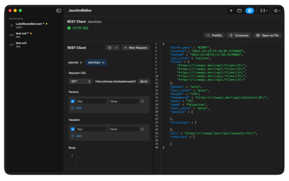 JsonXmlEditor screenshot 5