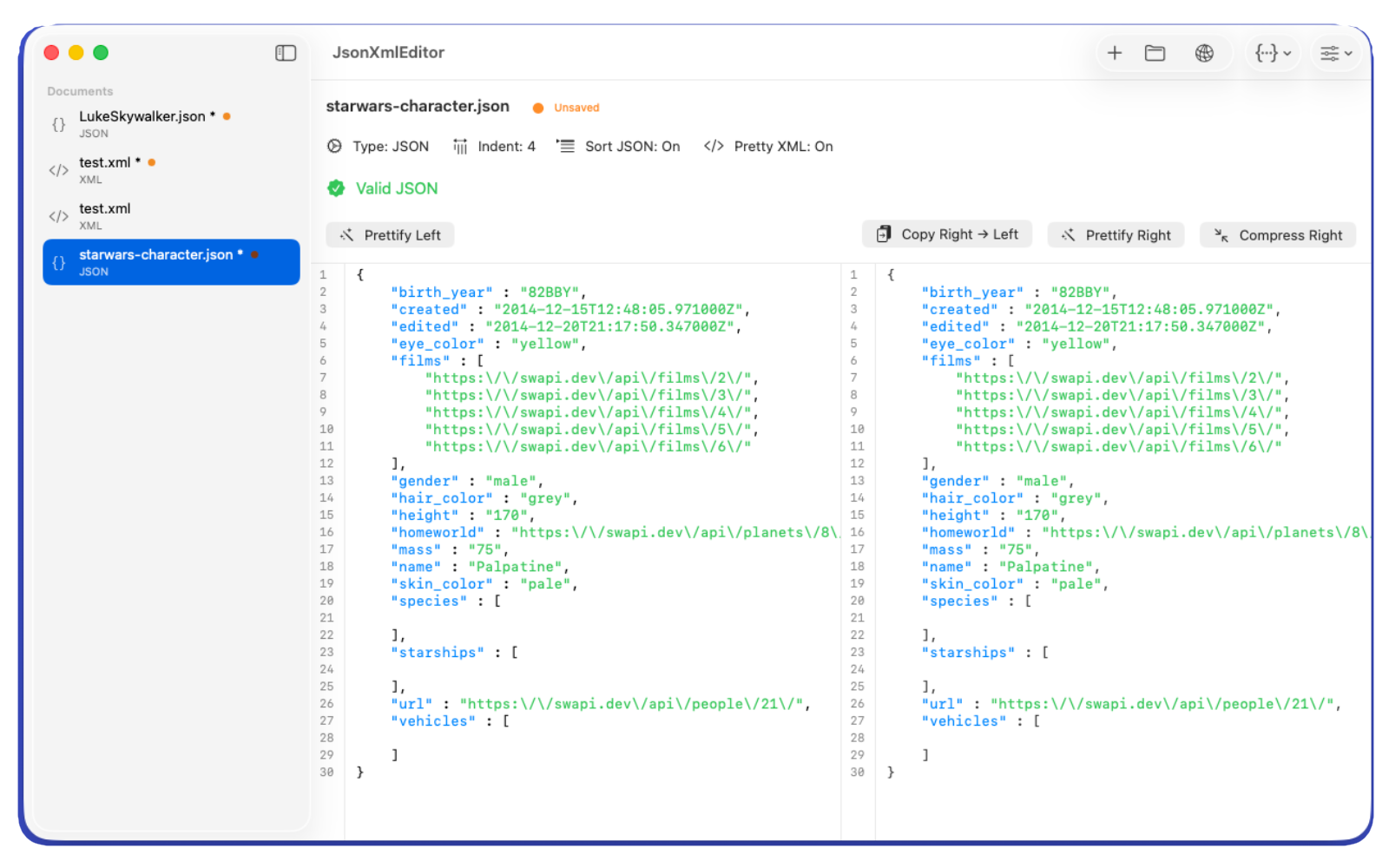 JsonXmlEditor screenshot 3