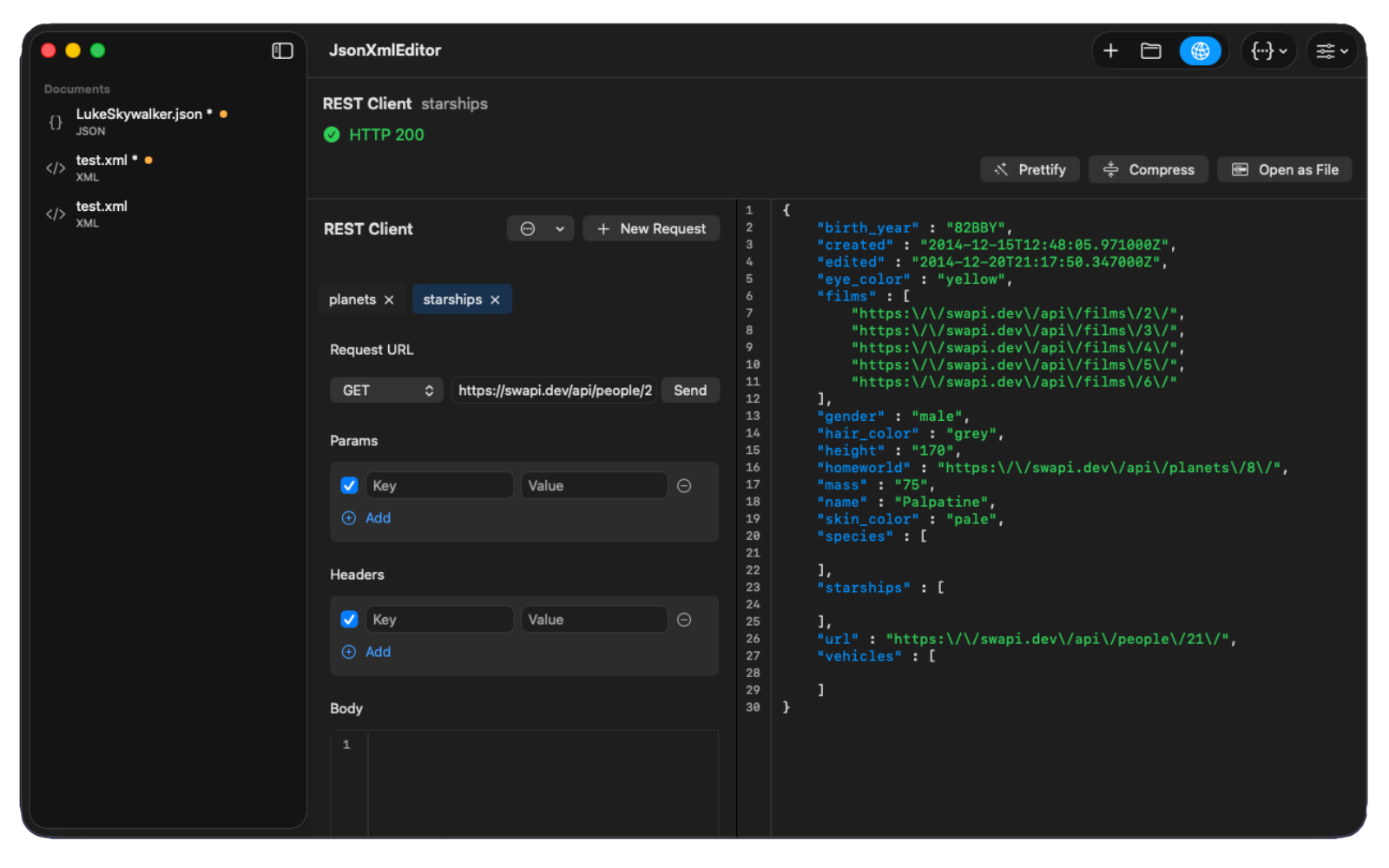 JsonXmlEditor screenshot 5